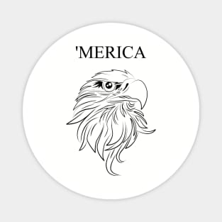 Merica Eagle Magnet